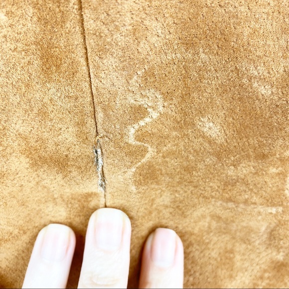 NWT Blank NYC Brown Suede Western Leather Skirt Size 31/12 - Picture 8 of 8